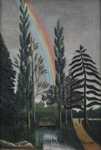 ドーメニル湖 作： Henri Rousseau